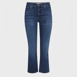 FRAME “Le Crop Mini Boot” size 28 in dark wash. Like new